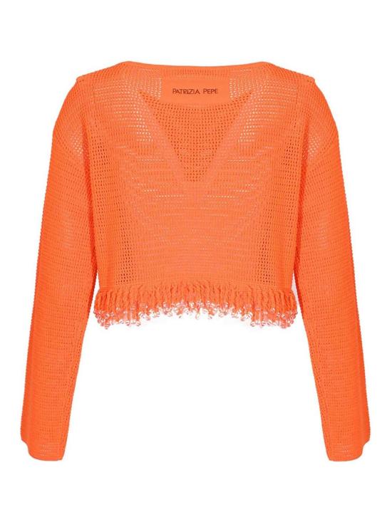 26SS 파트리지아페페 탑 2K0384K337R896 Orange - PATRIZIA PEPE