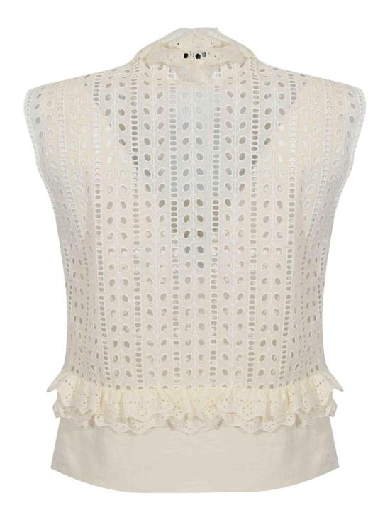 26SS 알베르타 페레티 민소매 티셔츠 U080816230002 White - ALBERTA FERRETTI