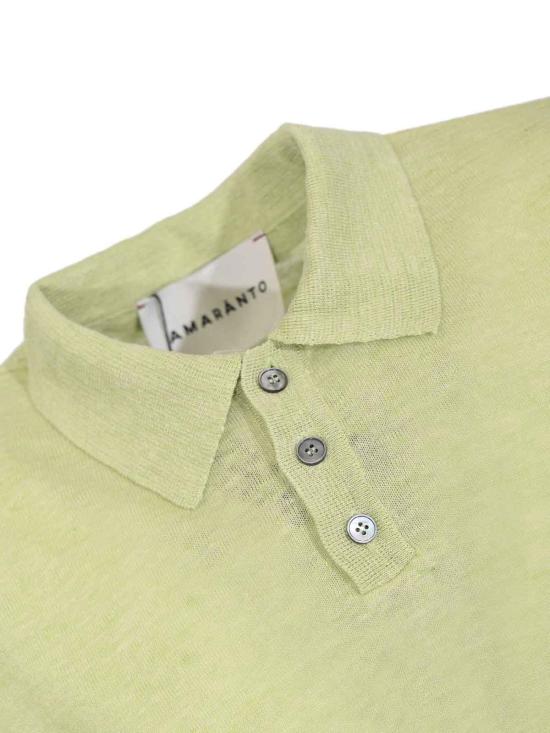 26SS 아마란토 폴로 티셔츠 B9AB004675M Burgundy - AMARANTO