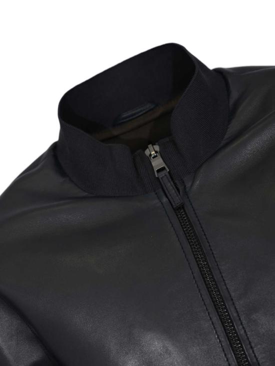 26SS 레더 오소리티 가죽 자켓 DEREKSEAMLESS16 Blue - LEATHER AUTHORITY