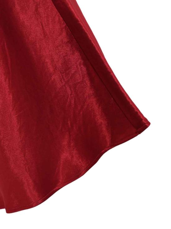 26SS MM6 메종마르지엘라 미디 스커트 261610101760001E15 Red - MM6 MAISON MARGIELA