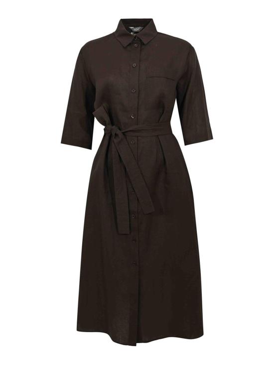 26SS MM6 메종마르지엘라 미디 스커트 26162210686E15 Brown