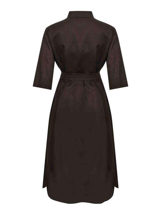 26SS MM6 메종마르지엘라 미디 스커트 26162210686E15 Brown - MM6 MAISON MARGIELA