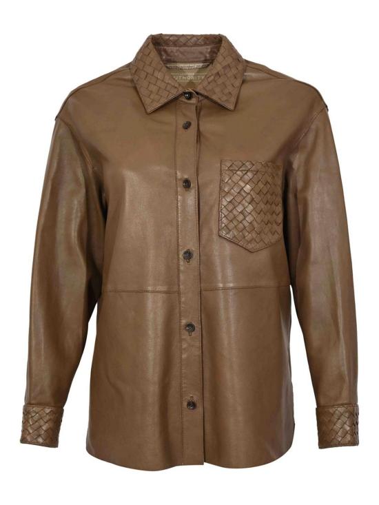 26SS 레더 오소리티 가죽 자켓 ESSAOUIRAWEAVEDJ31 Beige