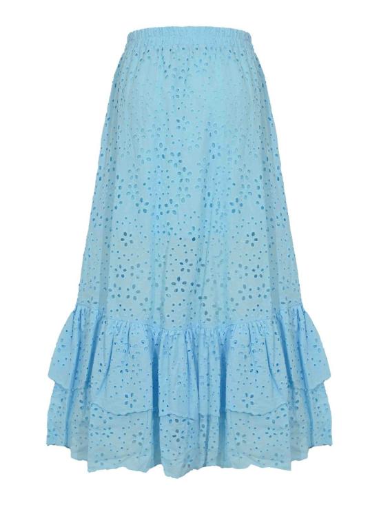 26SS 노 시크릿 롱 스커트 261NS243CELESTE Light Blue - NO SECRETS