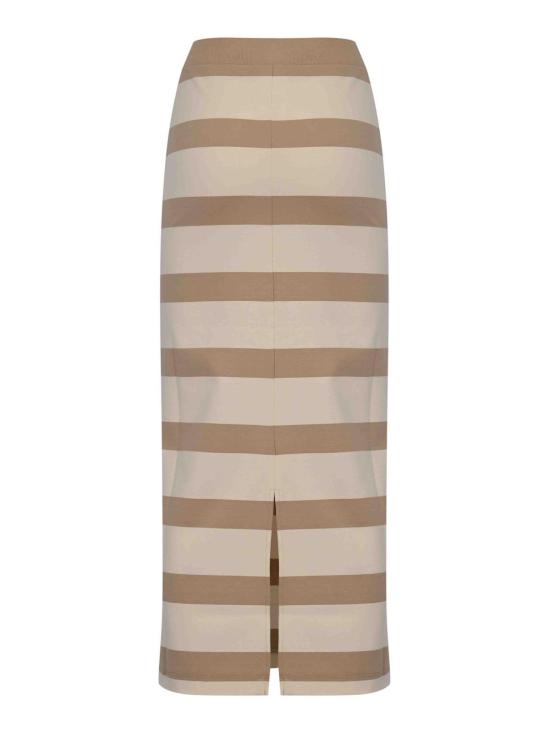 26SS MM6 메종마르지엘라 미디 스커트 26167710176E15 White - MM6 MAISON MARGIELA