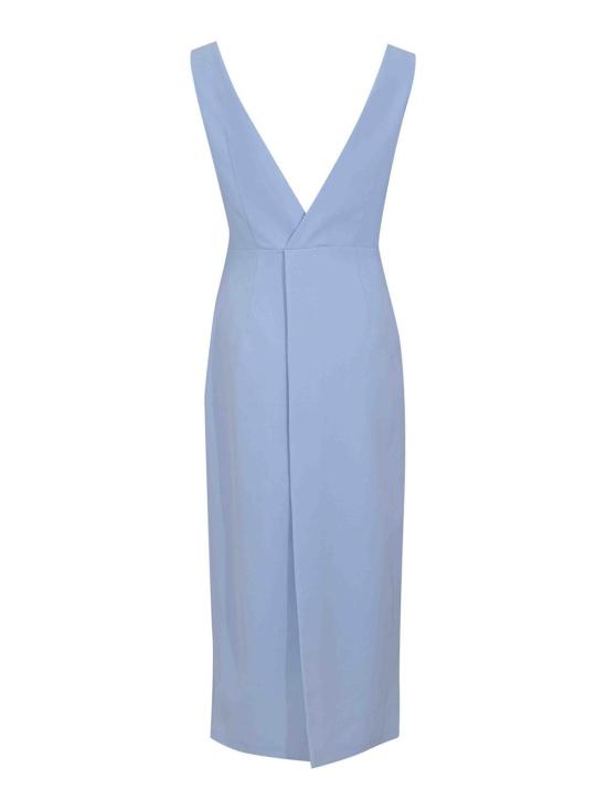 26SS TARIK EDIZ 미디 스커트 66638BLUEAURA Blue - OTHER BRANDS