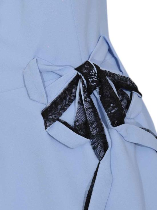 26SS TARIK EDIZ 미디 스커트 66638BLUEAURA Blue - OTHER BRANDS