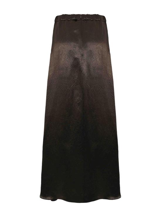 26SS MM6 메종마르지엘라 미디 스커트 261610102860002E15 Brown - MM6 MAISON MARGIELA