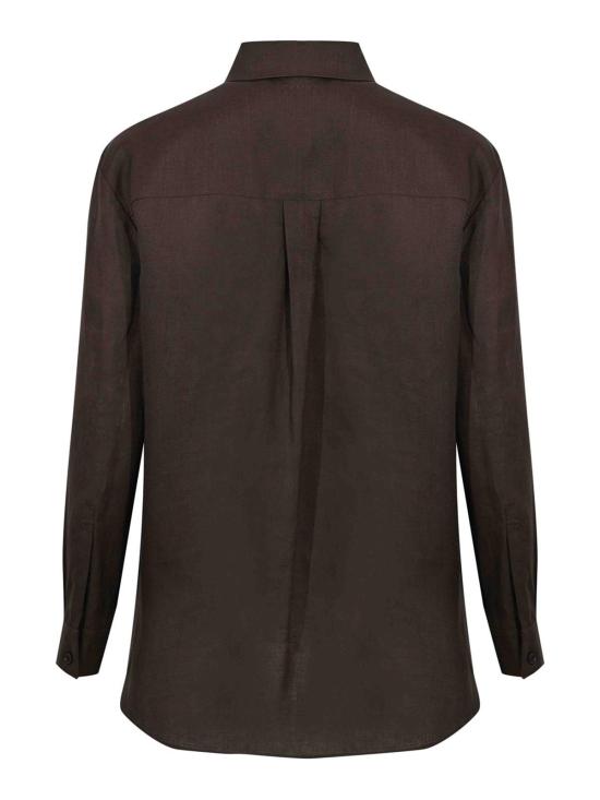 26SS MM6 메종마르지엘라 셔츠 26161110286E15 Brown - MM6 MAISON MARGIELA