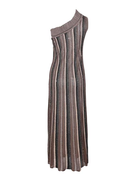 26SS 디익스테리어 미디 스커트 6225319CIO Dark Brown - D. EXTERIOR