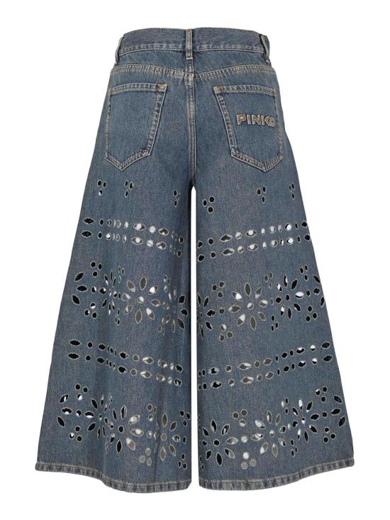 26SS 핑코 숏팬츠 104646A35CPJ1 Denim - PINKO