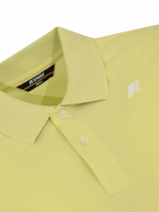26SS 까웨 폴로 티셔츠 K1125BWW0Z Yellow - K-WAY
