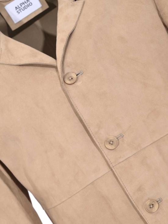 26SS 알파스튜디오 가죽 자켓 AU5430N1018 Multicolour - ALPHA STUDIO