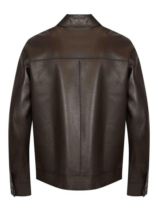 26SS 레더 오소리티 가죽 자켓 ALICANTE06 Dark Brown - LEATHER AUTHORITY