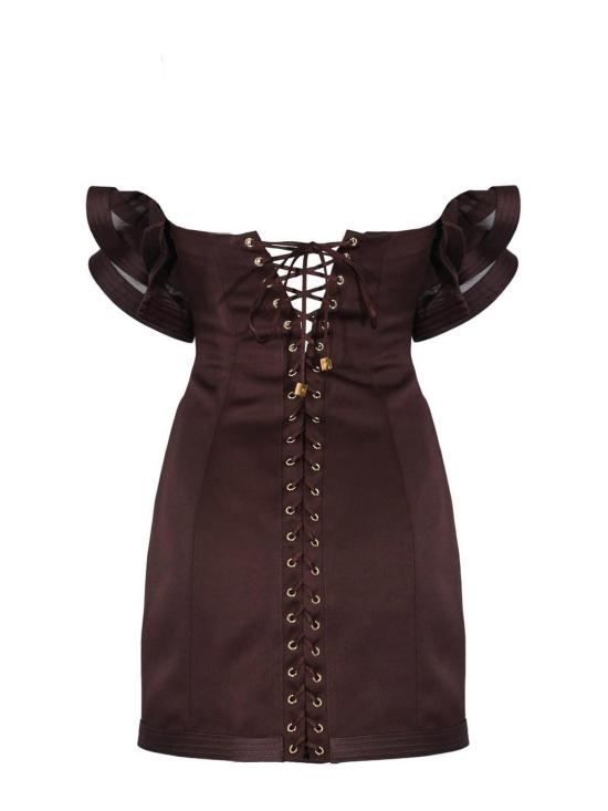 26SS 엘리자베타프랜치 숏팬츠 AB87962E2644 Brown - ELISABETTA FRANCHI