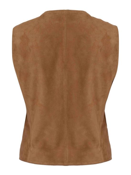 26SS 위켄드막스마라 가죽 자켓 26154410126E15 Brown - WEEKEND MAX MARA