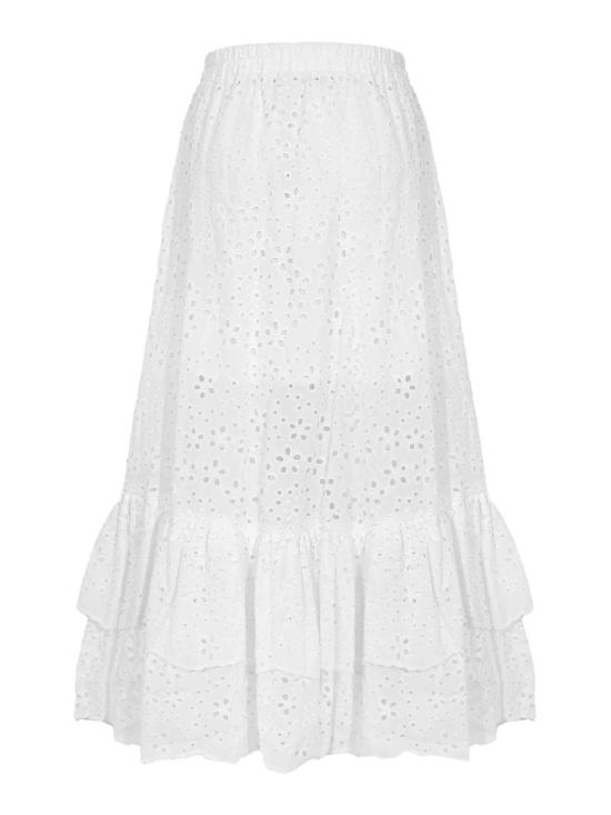 26SS 노 시크릿 롱 스커트 261NS243COCCO Dark Beige - NO SECRETS