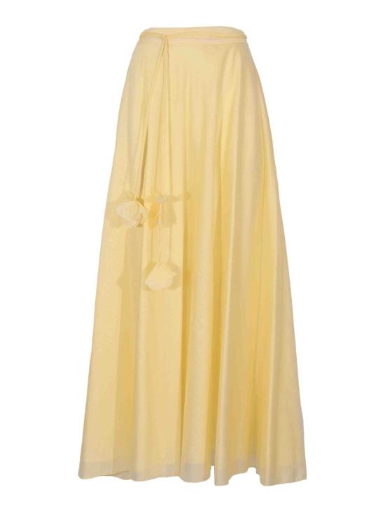 26SS 하니타 롱 스커트 HG10484582703CHANTILLY Yellow