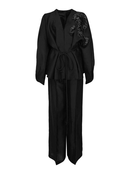 26SS TARIK EDIZ 수트 세트 66678BLACK Black