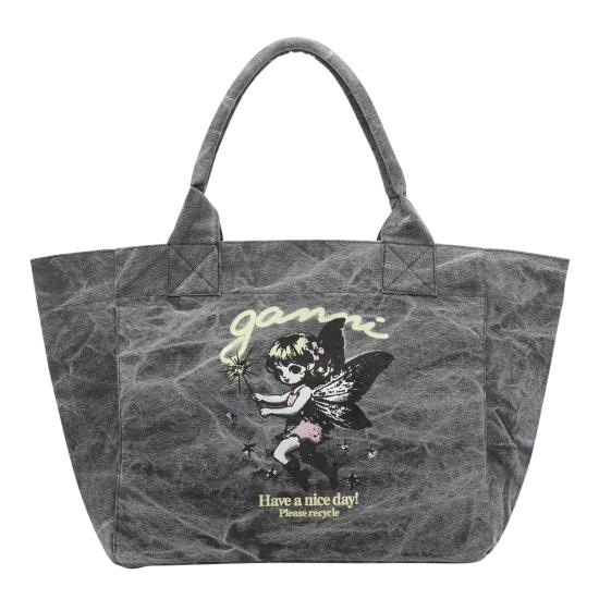 26SS 가니 토트백 B2110088 150 Black