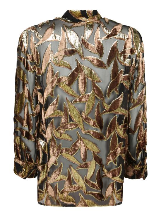 26SS 로베르토 카발리 셔츠 WWT700 FC007 01660 Brown - ROBERTO CAVALLI