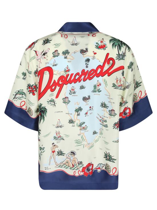 26SS 디스퀘어드2 셔츠 S71DM0835 D35476 001S White - DSQUARED2