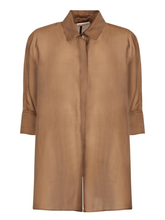 26SS 블랑카 비타 셔츠 COJY 1824 CIOCCOLATO Brown