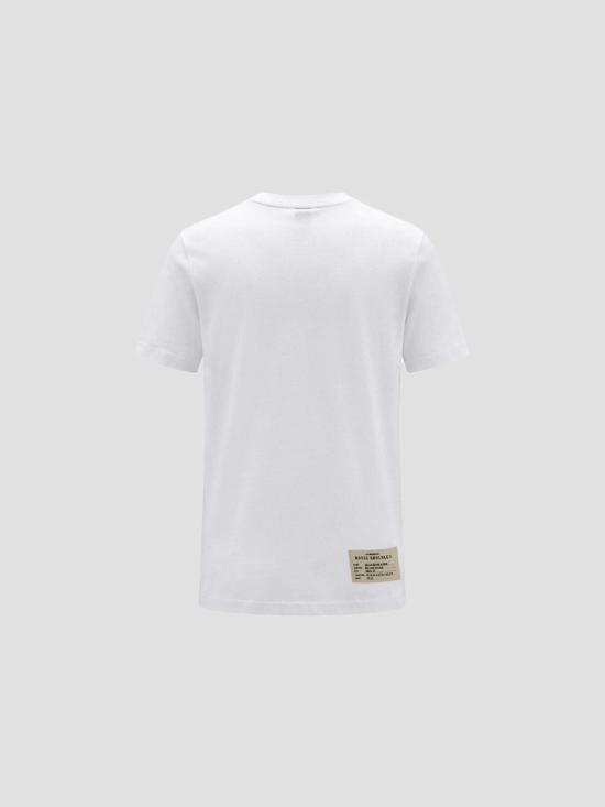26SS 무스너클 탄뎀 로고 티셔츠 M16MT736 160 WHITE - MOOSE KNUCKLES