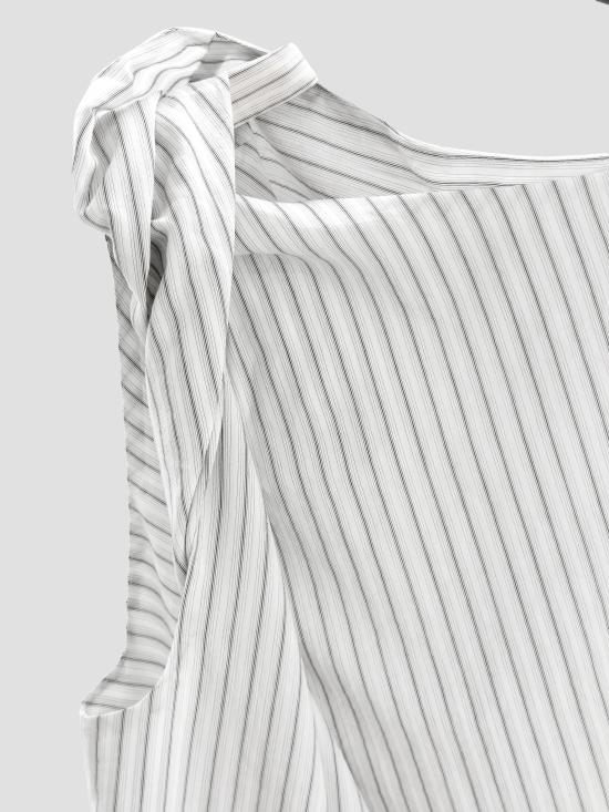 26SS 로에 민소매 티셔츠 41920199 132 FINE STRIPE - ROHE