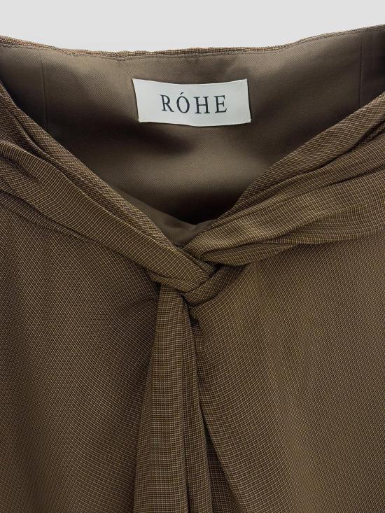 26SS 로에 셔츠 41932118 249 BROWN MINI CHK - ROHE