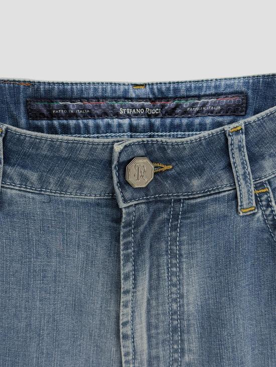 26SS 스테파노 리치 데님 팬츠 MST62B3210T0082 SPU0 MUSTARD RUTHENIUM - STEFANO RICCI