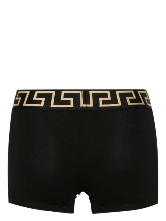26SS 베르사체 언더웨어 AU101811A10011 A80G BLACK GOLD GREEK KEY - VERSACE