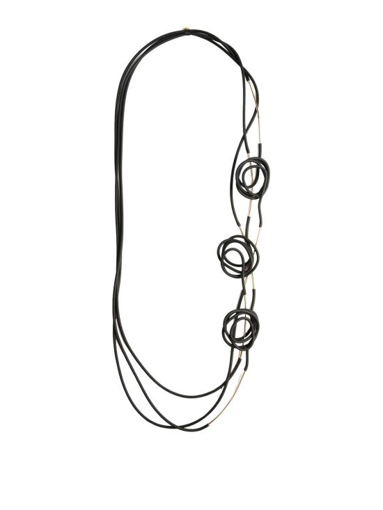 26SS 리비아나 콘티 목걸이/팬던트 A6SJ33Y69Z1 Black