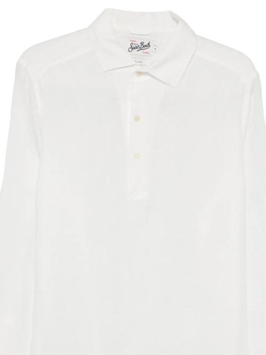 26SS 세인트바쓰 폴로 티셔츠 RPA0001 01457L LINEN 01 WHITE - MC2 SAINT BARTH