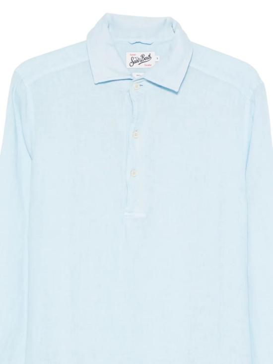 26SS 세인트바쓰 폴로 티셔츠 RPA0001 00555L LINEN 31 LIGHT BLUE - MC2 SAINT BARTH