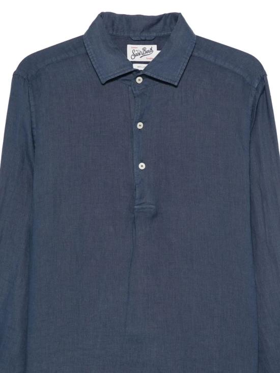 26SS 세인트바쓰 폴로 티셔츠 RPA0001 00119L LINEN 61 BLUE NAVY - MC2 SAINT BARTH