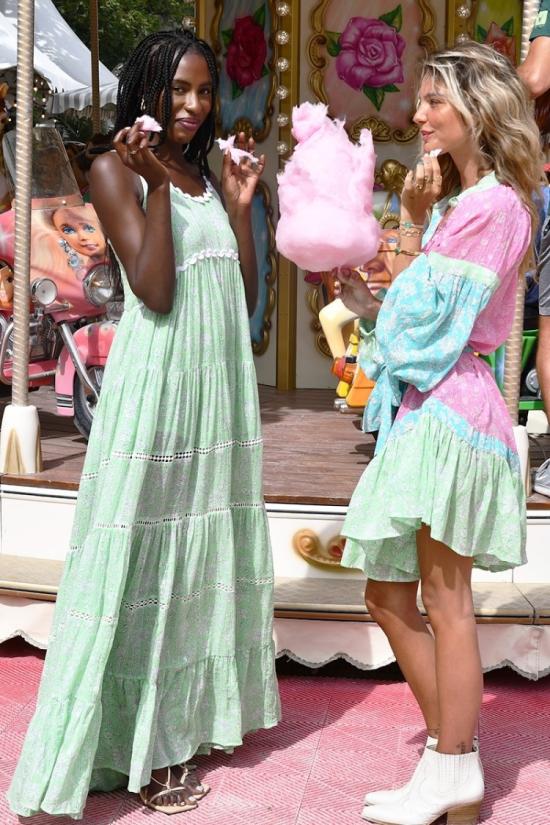 26SS Miss June 롱 원피스 4160 Green - MISS JUNE