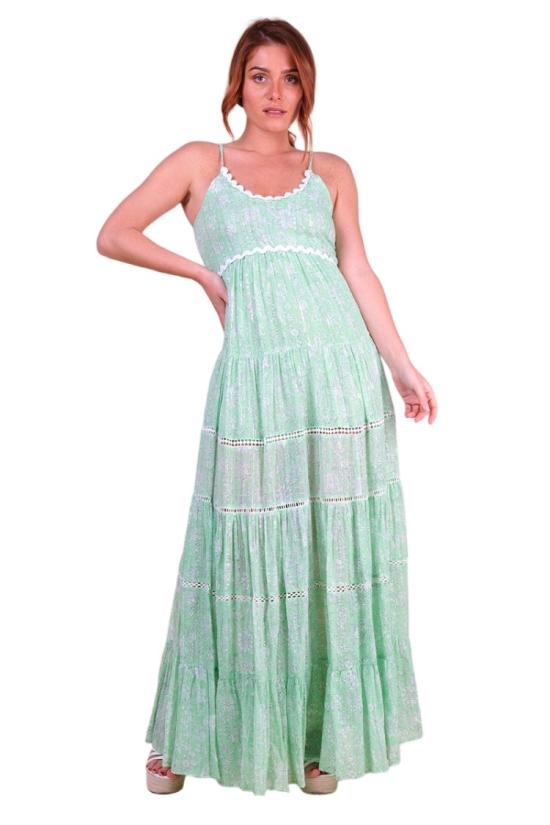 26SS Miss June 롱 원피스 4160 Green