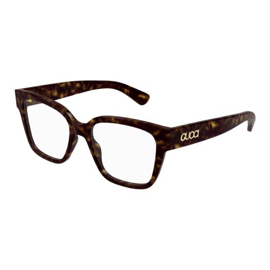 25FW 구찌 선글라스 Gg1791o 오버사이즈 호피무늬 사각 프레임 안경 - GUCCI