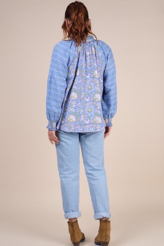 26SS Miss June 블라우스 4099 Blue - MISS JUNE