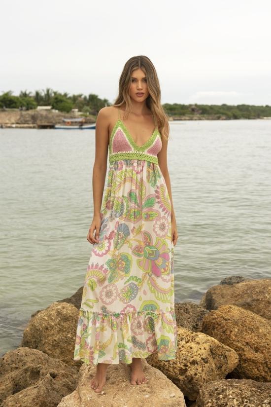 26SS Miss June 롱 원피스 4193 Multicolor - MISS JUNE