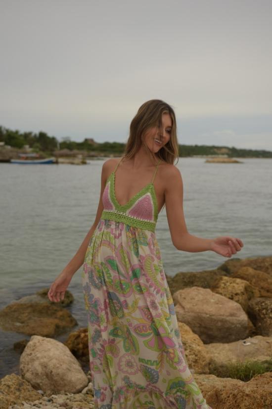 26SS Miss June 롱 원피스 4193 Multicolor - MISS JUNE
