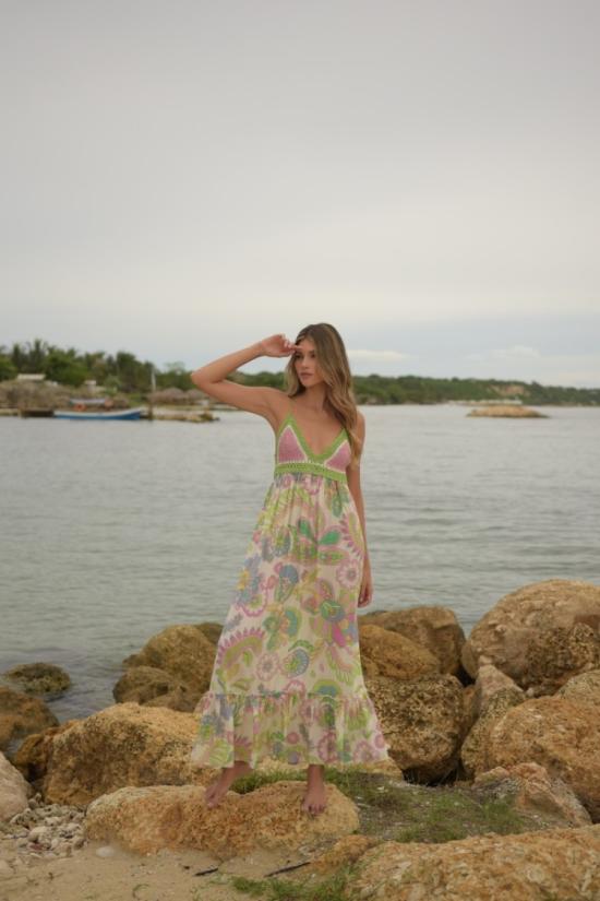 26SS Miss June 롱 원피스 4193 Multicolor - MISS JUNE
