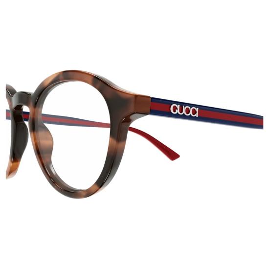 25FW 구찌 안경 Gg1871o 원형 호피무늬 안경테 - GUCCI