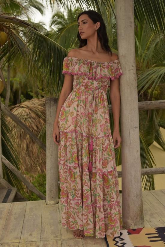 26SS Miss June 롱 원피스 4182 Multicolor - MISS JUNE