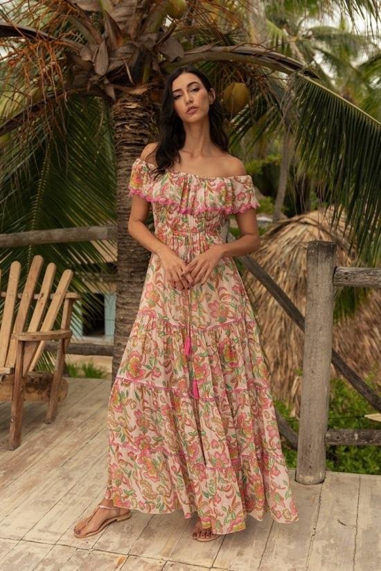 26SS Miss June 롱 원피스 4182 Multicolor - MISS JUNE