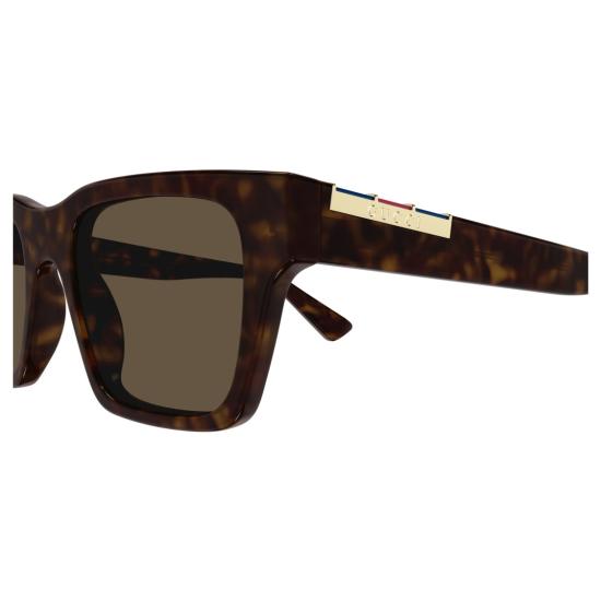 25FW 구찌 선글라스 Gg1889s 볼드 호피 무늬 사각 프레임 - GUCCI
