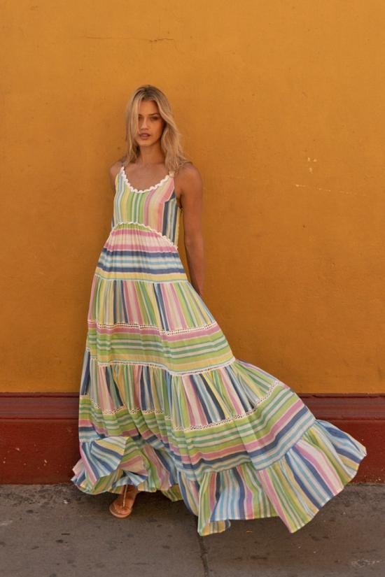 26SS Miss June 롱 원피스 4163 Multicolor - MISS JUNE