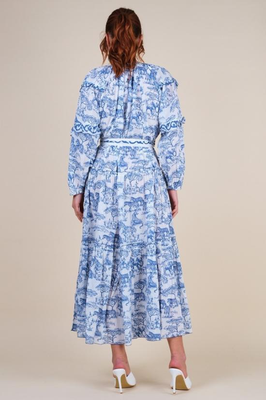 26SS Miss June 롱 원피스 4091 Blue - MISS JUNE